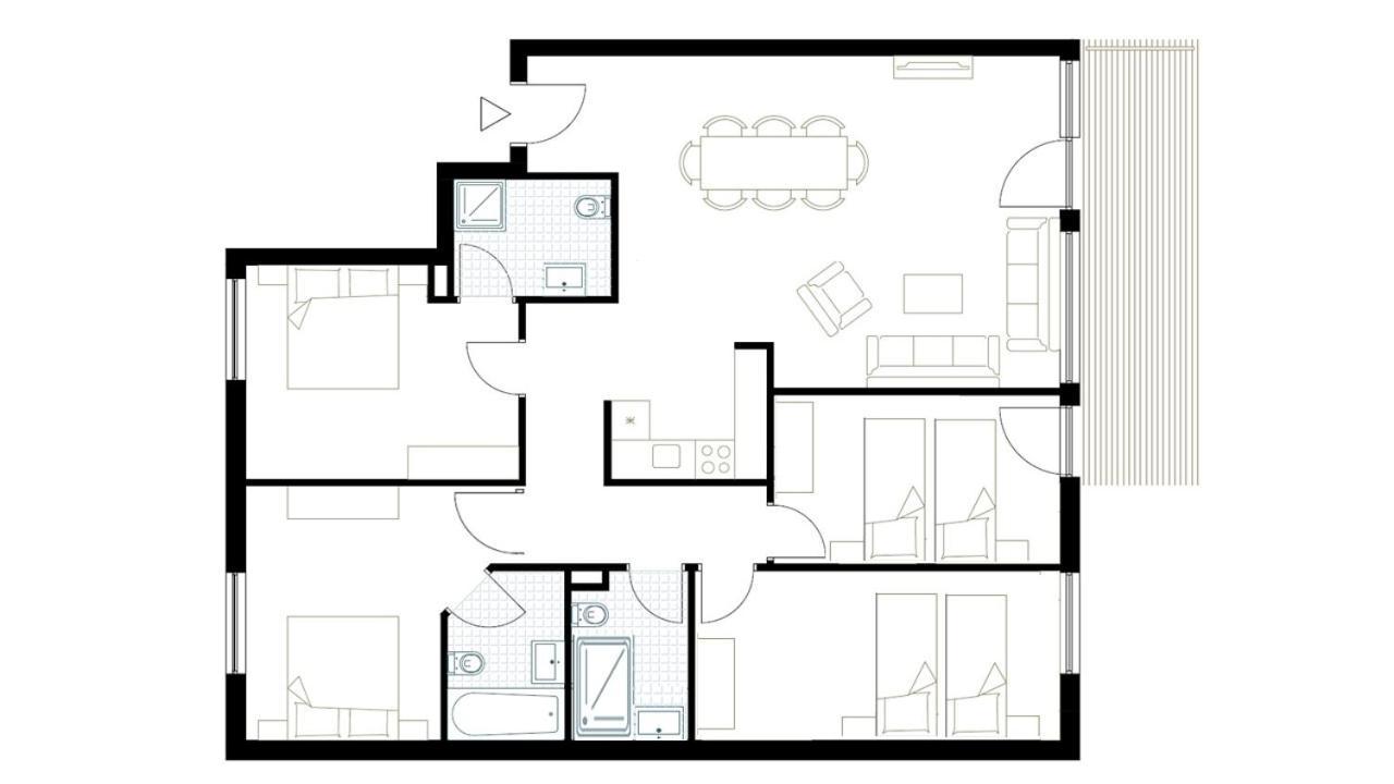 Alpsrental Apartments Freja โอเบอร์เทาเอิร์น ภายนอก รูปภาพ